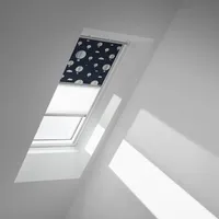 VELUX Verdunkelungs-Rollo Duo DFD MK04 4666S Kids Heißluftballon, alu