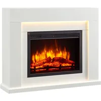 Elektrokamin Standkamin BALDERIA Elektra – Heizung bis 2000 W, weiss