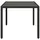 vidaXL Gartentisch mit Glasplatte Schwarz 150x90x75 cm Poly Rattan