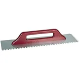Kaufmann Aufziehglätte (Schweizerglätte) 500 x 130 mm rostfrei Zahnung 6 x 6 mm