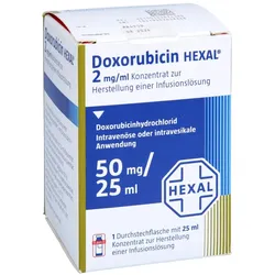 DOXORUBICIN HEXAL 2 mg/ml 50 mg Inf.-Lsg.-Konz. 1 St