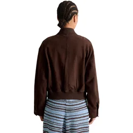 Marc O'Polo regular fit, Leder. / Kunstlederjacke aus echtem Ziegenleder, aubergine, L,