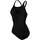 Arena Damen Women's Team Swimsuit Swim Pro Solid Badeanzüge, Black-white, 42