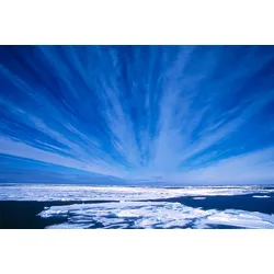 Fototapete PAPERMOON "Arktischer Himmel", bunt, B:4,0m L:2,6m, Vlies, Tapeten
