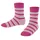 Falke Unisex Kinder Stoppersocken Simple Stripes K Hp Baumwolle rutschhemmende Noppen 1 Paar, Rosa Gloss 8550, 31/34 EU - 31/34 EU