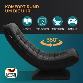 CASARIA Relaxsessel Aberdeen Schwarz