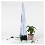 JVmoebel Zimmerbrunnen Wasserwand mit LED-Beleuchtung und eleganter Säulenoptik, Made in Europa beige