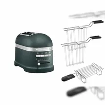 KitchenAid Artisan Toaster 5KMT2204 inkl. Brötchenaufsatz + Sandwichzange pebbled palm