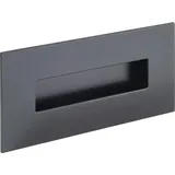 estamp Muschelgriff Geometric rechteckig - schwarz matt lackiert