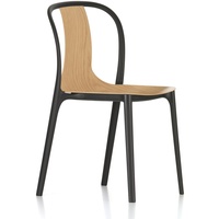 Vitra - Belleville Chair Wood, tiefschwarz / Eiche natur