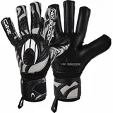 HO Soccer One NG Ring Grey Shadow Torwarthandschuhe, Unisex, Erwachsene, Schwarz/Grau, Größe 8