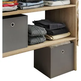 VCM Dacho ll Offener Kleiderschrank 90 x 50 x 100 cm braun