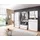 Innostyle Memphis Garderobenschrank 255x192x38 schwarz