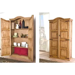 Wohnschrank Mexico Hacienda, Pinie massiv