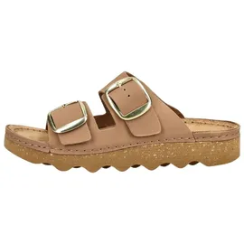ROHDE Damen Pantolette Leder Zweischnaller mit Plateausohle Alassio 6229, Größe:38 EU