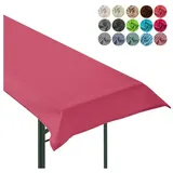 heimtexland Tischdecke Biertischdecke Garten Tischdeko Bierzeltgarnitur (Einzeln 1-tlg, Typ861), rechteckig 90 x 240 cm rosa rechteckig | 90 cm x 240 cm