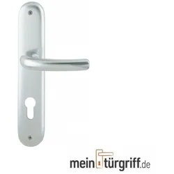 Hoppe Türdrücker Tokyo Langschild PZ Alu natur F1 Türklinke Türbeschlag Türgriff