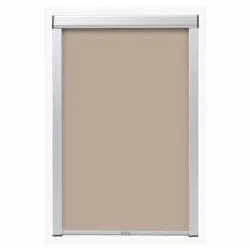vidaXL Verdunkelungsrollo Beige MK08