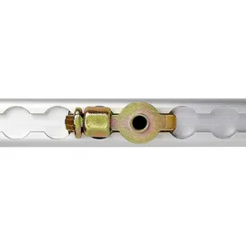 Preiswert & Gut 5x Schraubfitting für Airline-Schiene SWL 1000daN Endbeschlag Innen Zurrschiene 3/8 Schraubgewinde Airlineschiene BS 2000daN Stahl je 152g als Zurröse