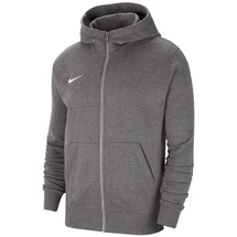 Nike Park 20 Fleece Kapuzenjacke Kinder charcoal heathr/white S 128-137 cm