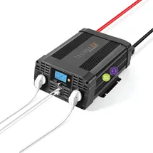 Technaxx KFZ Wechselrichter 12V auf 230V 2000W Dauerleistung 4000W Spitze mit 2 Steckdosen & USB