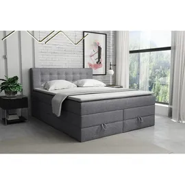 Deine Möbel 24 VERNO 200 x 200 cm H3 Beige/Grau/Schwarz/Silber