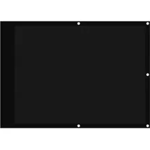 vidaXL Seitenmarkise 75 x 800 cm Schwarz Polyester