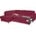sit&more Ecksofa SIT & MORE "Pablo L-Form", rot (bordeaux), B:233cm H:80cm T:196cm, Luxus-Microfaser ALTARA NUBUCK (100% Polyester) / Struktur fein (100% Polyester);Luxus-Microfaser ALTARA NUBUCK (100% Polyester) / Struktur (90% Polyester, 10% Polyamid), Sofas,