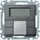 Merten MEG6212-0414 Taster 2fach plus mit Raumtemperaturregler anthrazit
