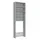 vidaXL Waschmaschinenschrank 64 x 24 x 190 cm Grau Holz