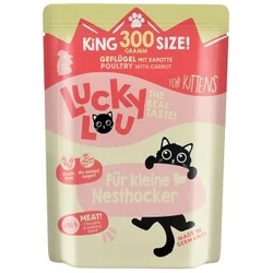 Lucky Lou Nassfutter Katze Kitten Geflügel 12x300 g