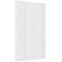 vidaXL CD-Regal 102 x 23 x 177,5 cm Weiß