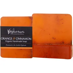 Highland Soap Organic Glycerine Soap 150g Sweet Orange & Cinnamon - 0.15 kg