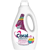 Coral FARBSCHUTZ Wild Fashion Waschmittel flüssig, 1,3 l