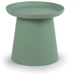 Kunststoff-Kaffeetisch FUNGO, Durchmesser 500 mm, grün