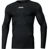 Jako Comfort recyceltes langarm Funktionsshirt Kinder schwarz 140/152