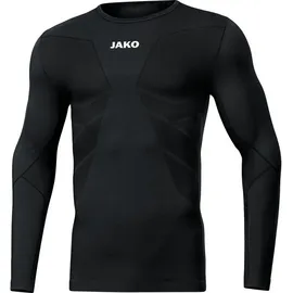 Jako Comfort recyceltes langarm Funktionsshirt Kinder schwarz 140/152