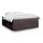 vidaXL Boxspringbett 180 x 200 cm Dunkelbraun