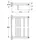 Grohe Essentials Badetuchhalter 5-armig Grau/Silber 40800001