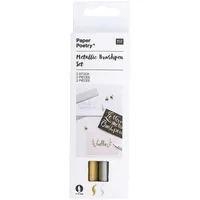 Rico Design Filzstift Set 2 St. gold/silber