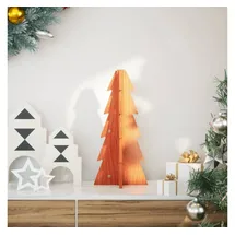 vidaXL Weihnachtsbaum Holz zum Schmücken Braun 49 cm