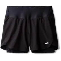 Brooks Damen Chaser 5" 2-in-1 Short 2.0 schwarz