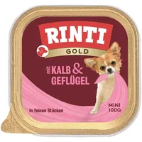 Rinti Gold Mini Kalb & Geflügel | 16x 100g Hundefutter