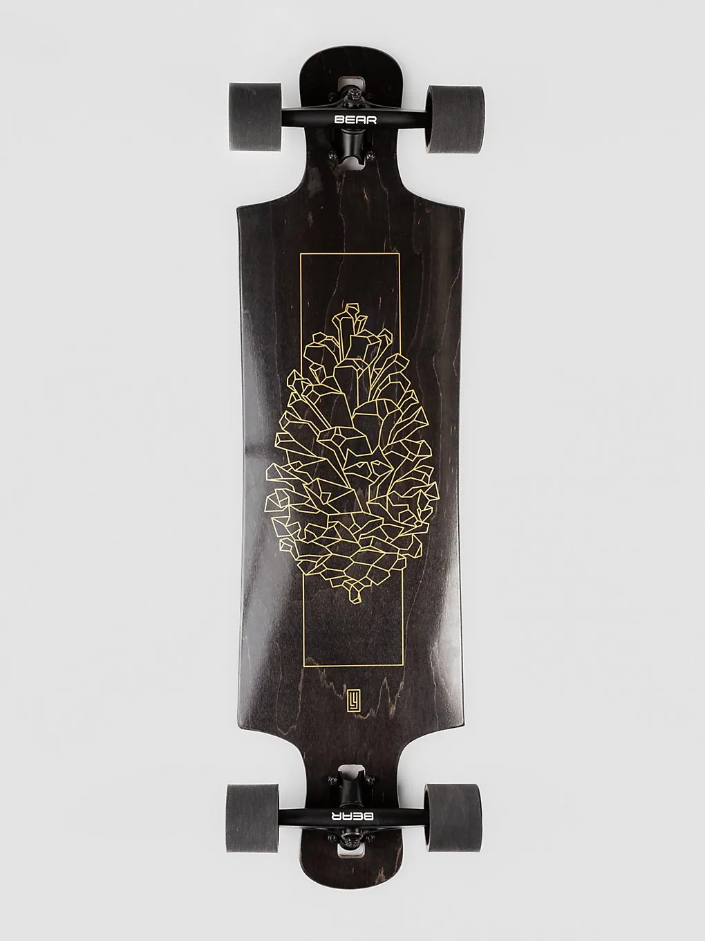 Landyachtz Drop Hammer Pinecone 36.5" Drop Through Complete black Gr. Uni