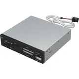 Sabrent Interne Kartenlesegeräte - USB Kartenleser Super Schnell 7-in-1, Flash-Speicherkartenleser/Schreiber, unterstützt SD/Micro SD, M2, MMC, MS, SDHC Mini SDHC Micro SDHC, XD, CF, MD (CRW-UINB)