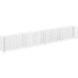 furnicato Gabionen-Hochbeet Verzinkter Stahl 360×30×60 cm