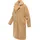 Ragwear Damen, eleganter Teddy-Fleecemantel warme lange Übergangsjacke Tedyco YOUMODO Camel Gr. XXL - XXL
