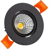efectoLED Einbaustrahler 15W Rund Schwarz
