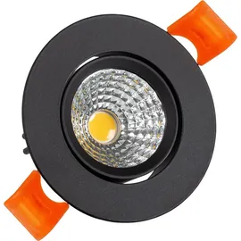 efectoLED Einbaustrahler 15W Rund Schwarz