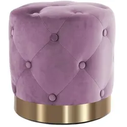 Hocker Piano Lila/Goldfarben